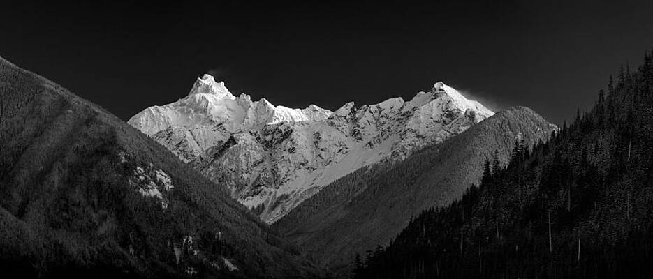 Wall Art - Photograph - Mount Redoubt and Nodoubt Peak by Michael Russell