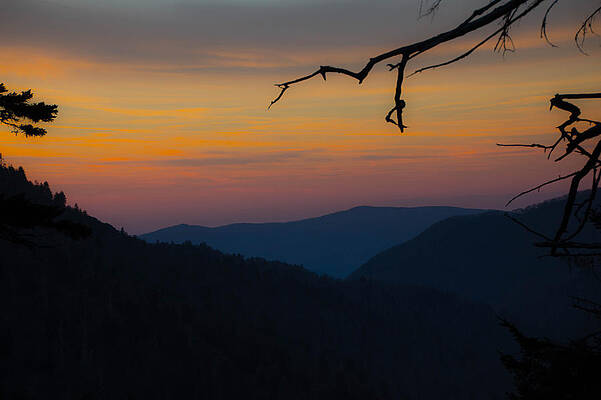 Wall Art - Photograph - Mountain Sunset by Cathy Donohoue
