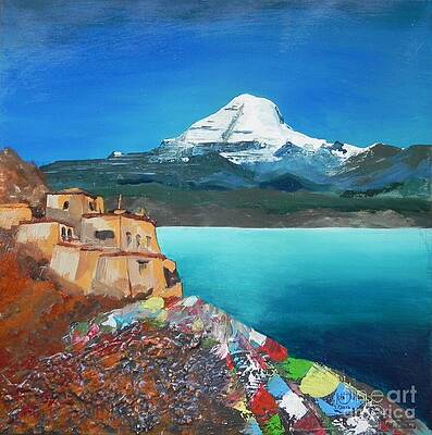 Mt.Kailash with Chiu Gompa Monastery by Jolanta Shiloni Mt.Kailash with Chiu Gompa Monastery by Jolanta Shiloni