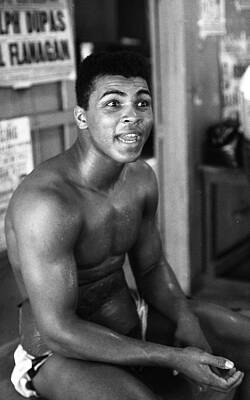 Wall Art - Photograph - Muhammad Ali Sitting And Talking by Retro Images Archive