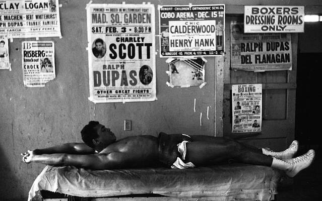 Wall Art - Photograph - Muhammad Ali Stretching by Retro Images Archive