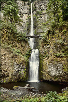 Multinomah Falls Desaturated by Karen Ulvestad Multinomah Falls Desaturated by Karen Ulvestad