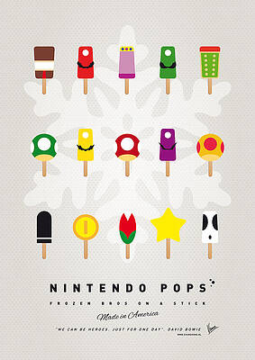 Wall Art - Digital Art - My MARIO ICE POP - UNIVERS by Chungkong Art