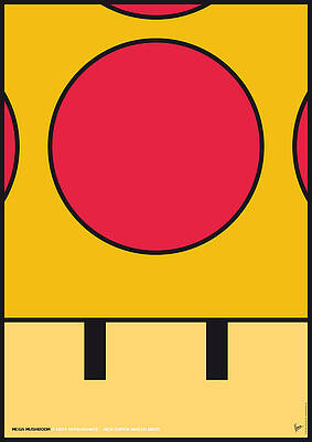 Wall Art - Digital Art - My Mariobros Fig 05c Minimal Poster by Chungkong Art