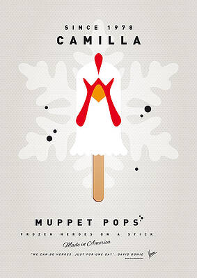 Wall Art - Digital Art - My MUPPET ICE POP - Camilla by Chungkong Art