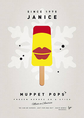 Wall Art - Digital Art - My MUPPET ICE POP - Janice by Chungkong Art
