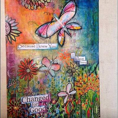 Wall Art - Photograph - My Newest And Last Canvas by Robin Mead