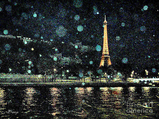 My Van Gogh Eiffel Tower by Jennie Breeze My Van Gogh Eiffel Tower by Jennie Breeze