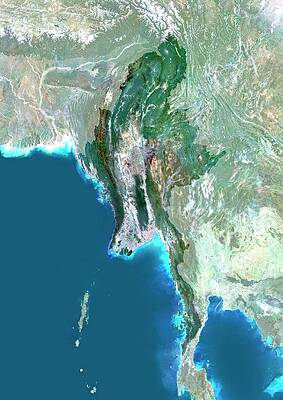 Wall Art - Photograph - Myanmar by Science Photo Library