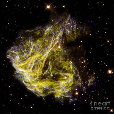 Wall Art - Photograph - N49 Supernova Explosion In Lmc Optical by Science Source