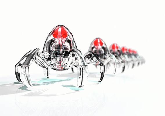 Wall Art - Photograph - Nanorobots by Science Photo Library