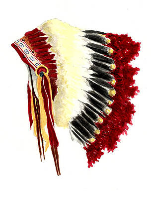 Native American Headdress by Michael Vigliotti Native American Headdress by Michael Vigliotti