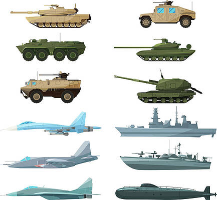 Wall Art - Digital Art - Naval Vehicles, Airplanes And Different by Onyxprj
