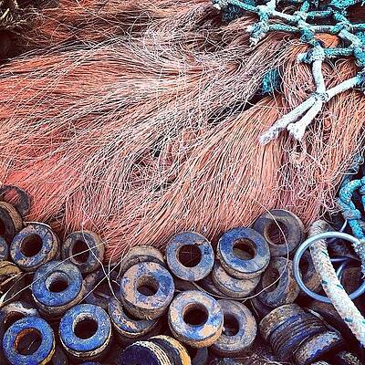 Wall Art - Photograph - Nets And Floats 2
#net #nicsquirrell by Nic Squirrell