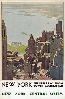 Wall Art - Painting - New York City, C1925 by Granger