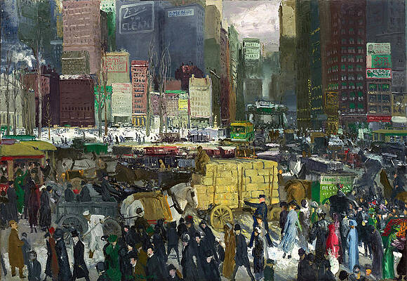 New York Print by George Bellows