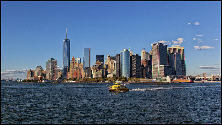 New York Skyline Print by S. Goerner