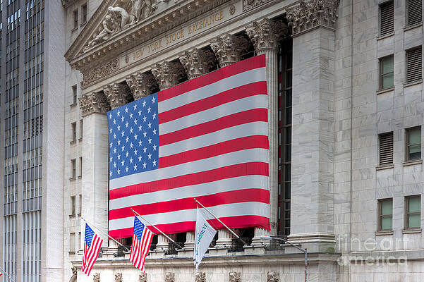 Wall Art featuring the photograph New York Stock Exchange III by Clarence Holmes