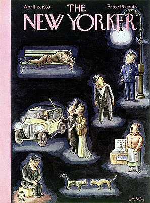 Wall Art - Painting - New Yorker April 15 1939 by William Steig