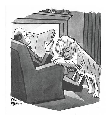 Wall Art - Drawing - New Yorker April 8th, 1944 by Peter Arno