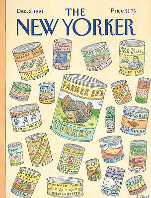 Wall Art - Painting - New Yorker December 2nd, 1991 by Roz Chast