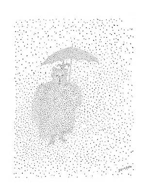 Wall Art - Drawing - New Yorker December 8th, 1956 by Saul Steinberg