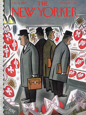 Wall Art - Painting - New Yorker February 13th, 1960 by Leonard Dove