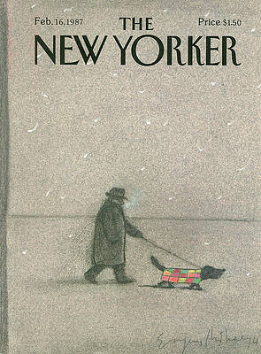 Wall Art - Painting - New Yorker February 16th, 1987 by Eugene Mihaesco