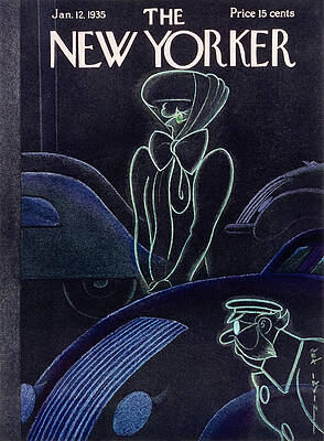 Wall Art - Painting - New Yorker January 12 1935 by Rea Irvin