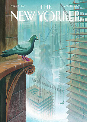 Wall Art - Painting - Bird's-Eye View by Eric Drooker