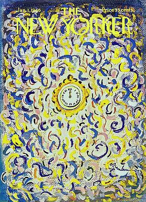 Wall Art - Painting - New Yorker January 1st 1966 by Abe Birnbaum