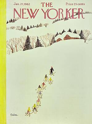Wall Art - Painting - New Yorker January 27th 1962 by Susanne Suba