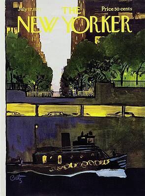 Wall Art - Painting - New Yorker July 17th 1971 by Arthur Getz