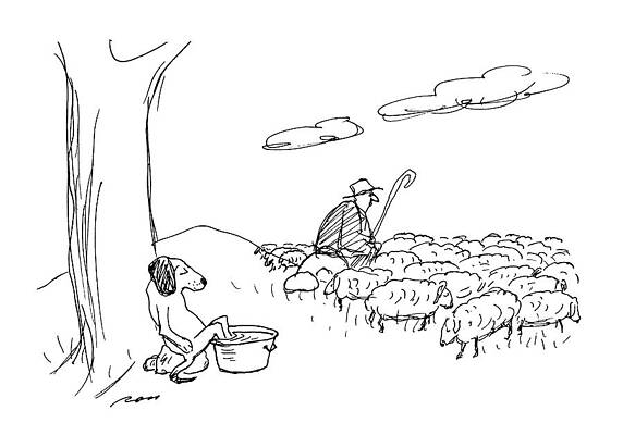 Wall Art - Drawing - New Yorker July 6th, 1992 by Al Ross