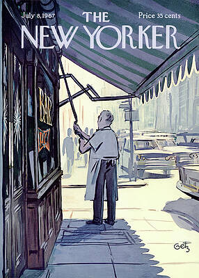 Wall Art - Painting - New Yorker July 8th, 1967 by Arthur Getz