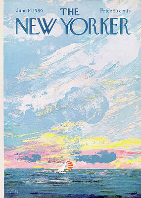 Wall Art - Painting - New Yorker June 14th, 1969 by Charles E Martin