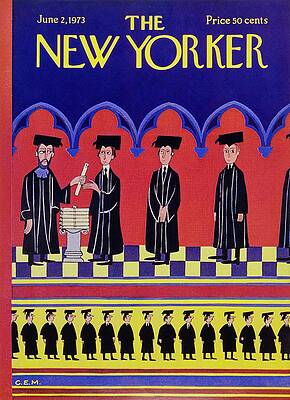 Wall Art - Painting - New Yorker June 2nd 1973 by Charles Martin