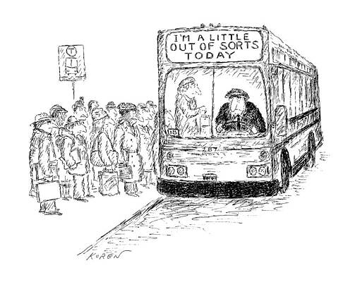 Bus Driver Drawings Fine Art America