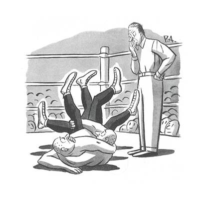 Wall Art - Drawing - New Yorker March 7th, 1942 by Peter Arno
