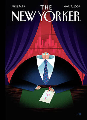 Wall Art - Painting - Downsized by Bob Staake