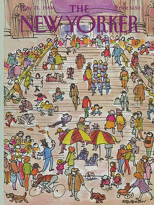 Wall Art - Painting - New Yorker May 21st, 1984 by James Stevenson