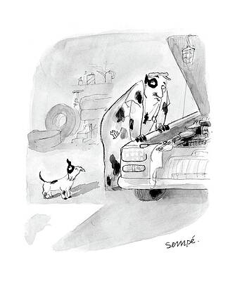 Wall Art - Drawing - New Yorker May 23rd, 2005 by Jean-Jacques Sempe