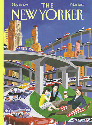 Wall Art - Painting - New Yorker May 29th, 1995 by Mark Ulriksen