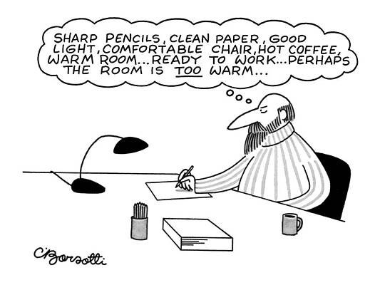 Wall Art - Drawing - New Yorker May 2nd, 1977 by Charles Barsotti