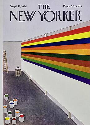 Wall Art - Painting - New Yorker September 12th 1970 by Charles E Martin