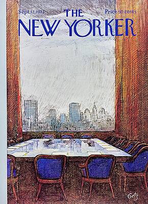 Wall Art - Painting - New Yorker September 17th 1973 by Arthur Getz