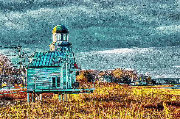 Wall Art - Digital Art - Newbury House by Rick Mosher