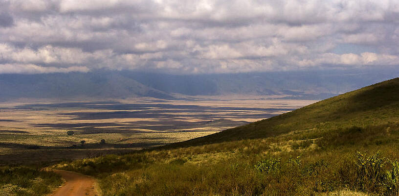 Ngorongoro Crater Road by Deidre Elzer-Lento Ngorongoro Crater Road by Deidre Elzer-Lento