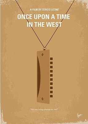 Wall Art - Digital Art - No059 My once upon a time in the west minimal movie poster by Chungkong Art