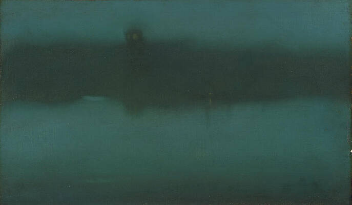 Nocturne Print by James Abbott McNeill Whistler